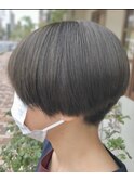 ハンサムショート×クリーミーアッシュ