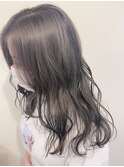 艶髪×シルバーグレージュ#髪質改善#長浜#ブリーチ#ダブルカラー