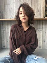 クシュ 所沢東口店(kusyu...) うる艶髪暖色系カラー×ジェシカライツ風アップバンク抜け感ヘア