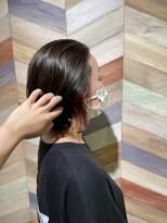 ヘアートゥリース(hair trees)&nbsp;外ハネボブ×インナーカラー
