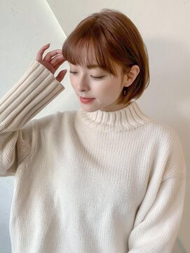 オーブ ヘアー イスト 浅草店(AUBE HAIR isto) 20代・30代_垢抜けミニボブ