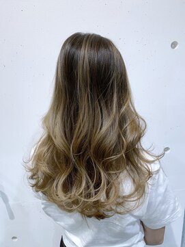 オーク ガーデン 中目黒(OAK garden) エアタッチ×バレイヤージュ【OAK中目黒】