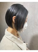 ミニボブ極細ハイライト