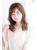 セミロング大人ゆるAラインカール