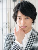 グルーミングサロン バーバー キャッスル 北浦和西口(Grooming salon Barber Castle)&nbsp;斜めバングのオシャレパーマ黒髪ショートウルフS北浦和