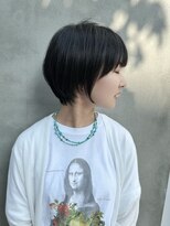 ロンドネートゥル 新潟(Lond naitre)&nbsp;山本大輔★ネイビーブルー小顔ショート★