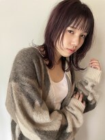 ニール シトロン 名古屋 伏見 丸の内(NEELU citron) 【NEELU_tomoya】 ラベンダーバイオレット×レイヤーカット