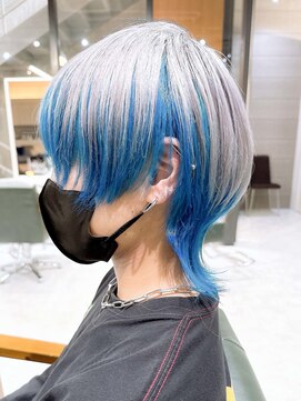 デイズ(days) ツートンバイカラーツーブロックショート  ウルフハイライト