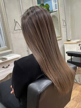 ロナバイソル(lona by SoL) バレイヤージュ/アッシュブラウン