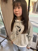 スアバイキキ(SuA by kiki.)&nbsp;ショートヘア/セミディ/シアーカラー/ダークアッシュ[千葉