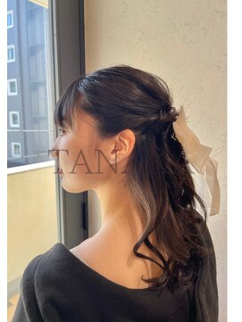 シャルムバイケンジ(Charm.by KENJE) 【ハーフアップ】結婚式/二次会/同窓会/銀座/有楽町/ヘアセット