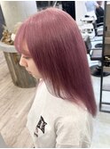 ハイトーンベージュカラーベビィピンクシルバーアッシュブルー