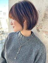 アフロート ルヴア(AFLOAT RUVUA)&nbsp;みねスタイル♪ 似合わせ ショート ボブ 30代 40代 小顔 新宿