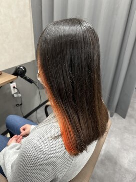テーラヘアー 成田店(TELA HAIR) イヤリングカラー×ポップオレンジ【TELAHAIR 成田】