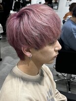 ヒュイル バイ ニアウ(Hwyl by Niau)&nbsp;メンズマッシュピンクカラーグラデーションカラー