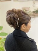 オペラのリサイタルに高めのボリュームアップヘア