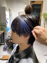 グッドライフヘアー(GOOD LIFE hair)&nbsp;『　デザインカラー×ブルーインナーカラー　』