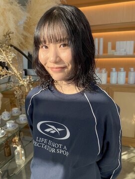 ユラギフロムユイマァル 水島店(YURAGI from YUIMARL) ミディアムパーマ