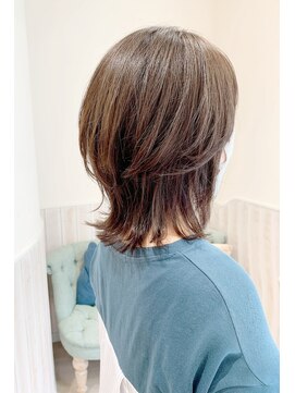 ネオリーブカップ 町田店(Neolive capu) ボブウルフ　メルティカラー　似合わせカット