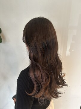 リベラル(liberal) 韓国風レイヤー　インナーカラー　ラベンダーベージュ