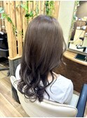 黒染めからの透明感カラー！