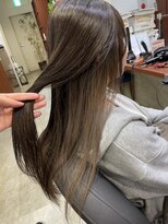 ヘアメイクアクト 都賀店&nbsp;ワンレングス　カット　インナーグレージュ　スタイル