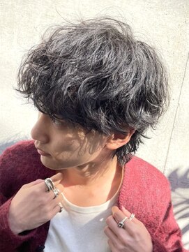 ローウェ バイ フィフス 立川メンズサロン(Louwe by fifth) 立川メンズツイストスパイラルパーマ波巻きパーマシャドウパーマ