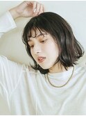 似合わせカット/デザインカラー/オリーブベージュ/ウェットヘア