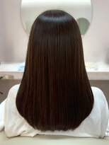 ソンノ(sonno)&nbsp;髪質改善トリートメント ストレート 艶髪 20代 ダークブラウン