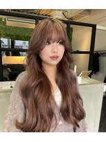 ヴィオラカラー(VIOLLA COLOR)&nbsp;ミルクティーグレージュ×レイヤー／小倉