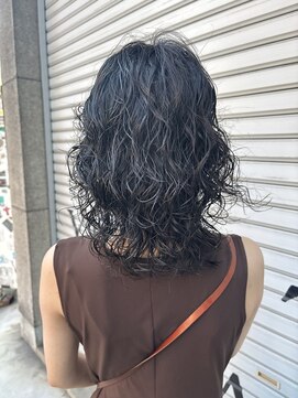 サル(saru) ウルフパーマ