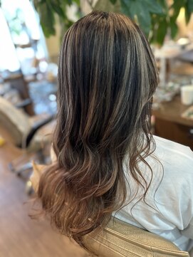 クープシゾー(coupe ciseaux) 大人ハイライト