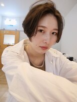 ソルト 舞鶴店(Salt)&nbsp;前髪なしショート/ハンサムショート/黒髪ショート/20代/30代