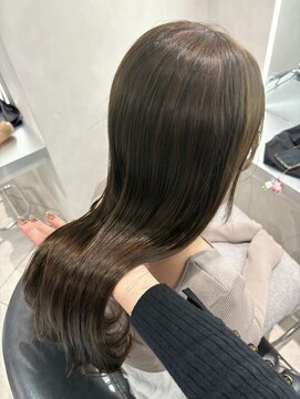 ユーフォリア 池袋東口駅前店(Euphoria) 【Euphoria あかね】ブリーチなしで叶う！オリーブベージュ