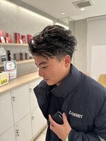 アッシュ 高幡不動店(Ash)&nbsp;立川ツイストスパイラルパーマハイライトツーブロック刈り上げ