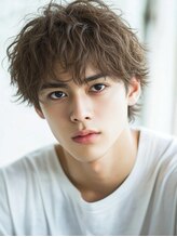 人気No,2★【劇的イメチェン♪】メンズカット＋カラー＋各種パーマ[吹田/江坂/メンズ/メンズパーマ/眉毛]