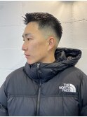 メンズカットフェードスキンフェードフェザーアップバーバー