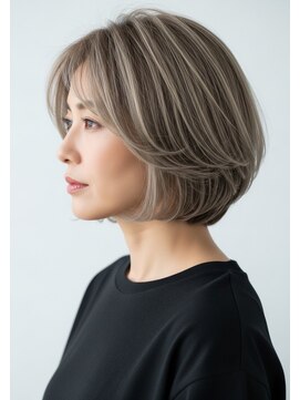 ネックス 表参道本店(nex) #ハイライト#白髪ぼかし#白髪染め#表参道駅#30代#40代#50代#60代