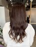 【大人女性】カット+白髪ぼかしハイライト+艶カラー+marbbスパ付