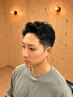 【王道コース】メンズカット + お顔剃り + 眉カット +シャンプー