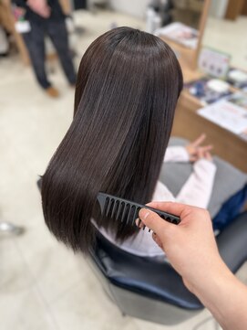 サラ 山口店(SARA) 美髪ストレート×透明感カラー