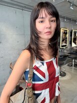 スクリーンギンザメゾン 銀座(SCREEN GINZA MAISON.) ミルクティーブロンド/ダークブルー/デジタルパーマ/銀座