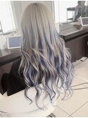 ハイトーンカラー×シールエクステ