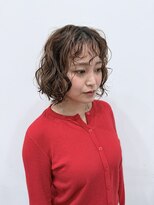 サラ 山口店(SARA) 濡れ感ウェーブボブ×シースルーバング