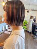 透明感カラー♪カットカラー+ハイライト+ムコタトリートメント