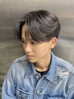 アクション セカンド 心斎橋(ACTION second)&nbsp;センターパート　曲がる縮毛矯正　ニュアンスパーマ