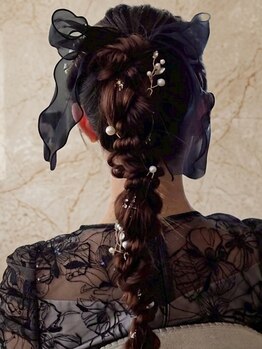 ヘアセット・着付けサロンOrigami【10月2日 NEW OPEN(予定)】の写真/「こんなアレンジにしてみたい」を形に!トレンドの韓国風からお呼ばれヘアまで、何でもご相談ください☆