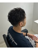 ジーナ オム 札幌(Zina Homme)&nbsp;ニュアンスパーマ＊メンズカット＊黒髪＊Zina Homme札幌
