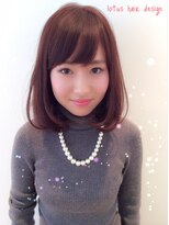 ロータス ヘアデザイン 船橋店(Lotus Hair Design)&nbsp;【Lotus　登記　一貞】 ナチュラルワンカールボブ♪