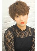 ショートに流しバング【掛川 美容室 ショート】